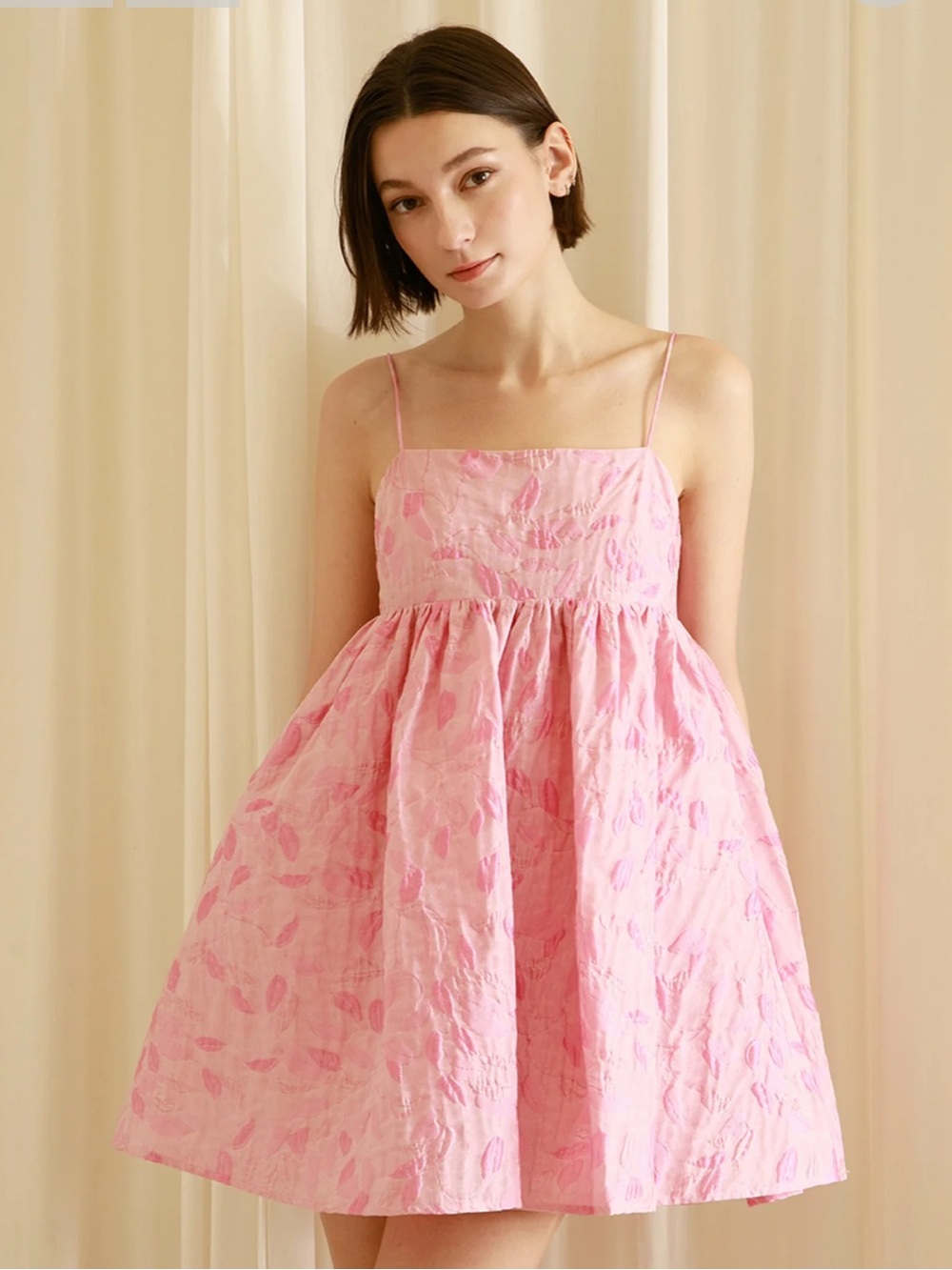 Talulah Pink Floral Babydoll Dress